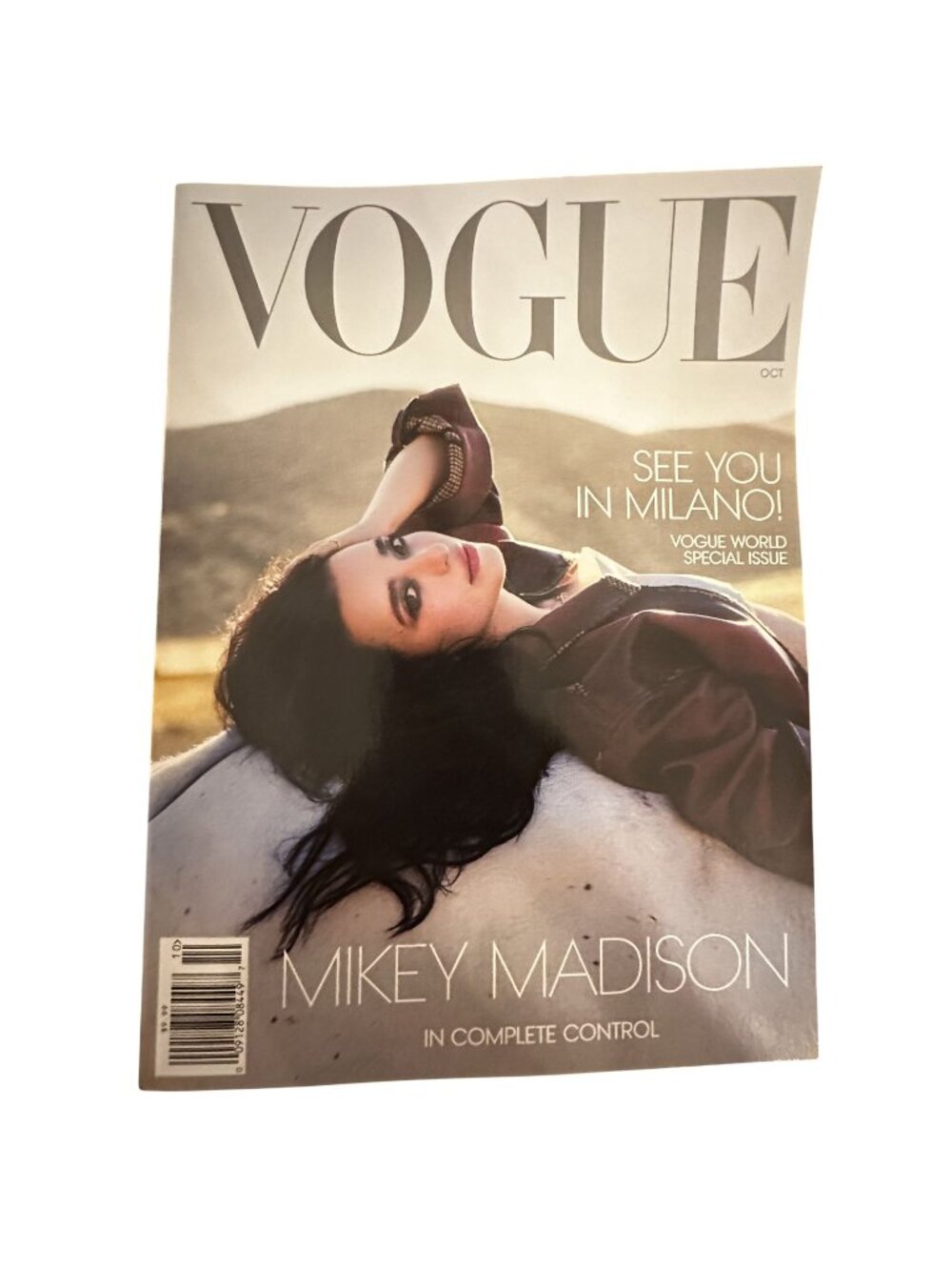 Vogue Magazine October 2026 World Special Issue Mikey Madison See You in Milano
